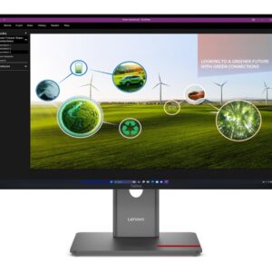 Lenovo | ThinkVision | P27Q-40 | 27 " | IPS | 16:9 | 120 Hz | 4 ms | 350 cd/m² | HDMI ports quantity 1 | Eclipse black | Warranty 36 month(s)
