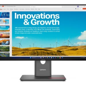 Lenovo | ThinkVision P24QD-40 | 23.8 " | IPS | 16:9 | 120 Hz | 6 ms | 2560 x 1440 pixels | 300 cd/m² | HDMI ports quantity 1 | Eclipse Black | Warranty 36 month(s)