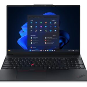 Lenovo ThinkPad E16 G3 AMD | Black | 16 " | IPS | WUXGA | 1920 x 1200 pixels | Anti-glare | AMD Ryzen 5 | 230 | 16 GB | SO-DIMM DDR5 | Solid-state drive capacity 512 GB | AMD Radeon 760M Graphics | Windows 11 Pro | 802.11ax | Bluetooth version 5.3 | Klaviatūra language English | Klaviatūra backlit | Warranty 36 month(s) | Battery warranty 12 month(s)