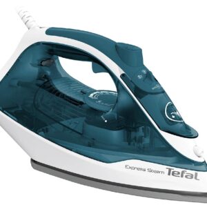 TEFAL | FV2839E0 | Steam Iron | 2400 W | Water tank capacity 270 ml | Continuous steam 40 g/min | Steam boost performance 185 g/min | Blue/White - Image 1