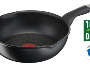 TEFAL Multipan G2557572 Unlimited Pan Frying Diameter 22 cm Suitable for induction hob Fixed handle Black - Noir