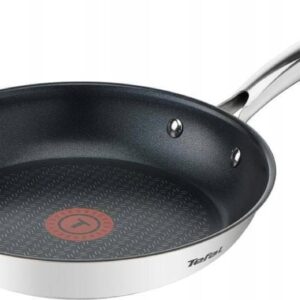 TEFAL Pan | G7320434 Duetto+ | Frying | Diameter 24 cm | Suitable for induction hob | Fixed handle | Black/Silver