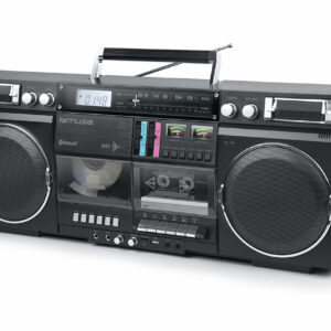 Muse | Ghetto Blasters | M-380 GB | AUX in | Bluetooth | Cassette deck | CD player | Black