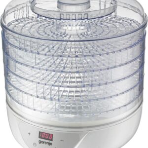 Gorenje | Food Dryer | FDK24DW | Power 380 W | Number of trays 5 | Temperature control | Integrated timer | White