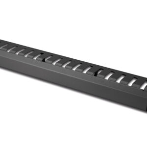 Digitus | 1U cable management cage detachable rear plate | DN-97617 | Black | For installation on the 483 mm (19“) profile rails