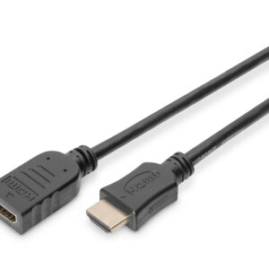 Digitus | HDMI High Speed extension cable | AK-330201-050-S | Type A M/F HDMI Female (type A) | HDMI Male (type A)