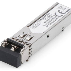 Digitus | Mini SFP Module | DN-81000 | 50-62.5/125 μm MMF (Multi-Mode Fiber) | Multimode LC Duplex Connector | 1250 Mbit/s | Wavelength 850 nm | Maximum transfer distance 550 m