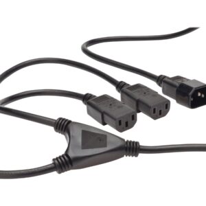 Digitus Y-power Cord Connection Cable | AK-440400-017-S