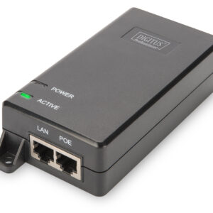 Digitus | Gigabit Ethernet PoE+ Injector | DN-95103-2 | 10/100/1000 Mbit/s | Ethernet LAN (RJ-45) ports 1xRJ-45 10/100/1000 Mbps Gigabit, 1xRJ-45 10/100/1000 Mbps PoE Output