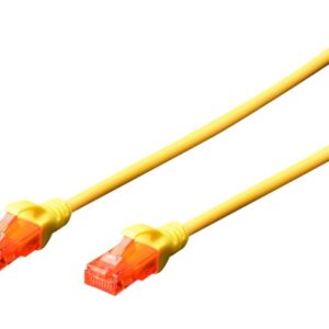 Digitus Patch cord | CAT 6 U-UTP | AWG 26/7 | Cable length: 2 m | Yellow