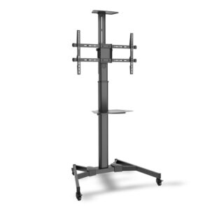Digitus | Floor stand | TV-Cart for screens up to 70", max. 50kg wheelbase, VESA max. 600x400 | Tilt | 37-70 " | Maximum weight (capacity) 50 kg | Black