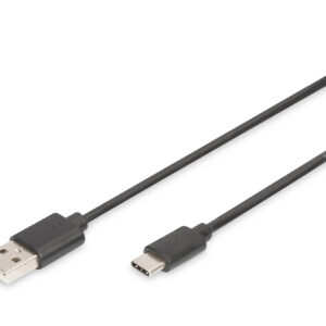 Digitus USB Type-C connection cable, type USB-A - USB-C | AK-300154-010-S
