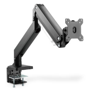 Digitus Desk Mount | Universal Single Monitor Mount with Gas Spring and Clamp Mount | Adjustable Height, Rotate, Tilt, Swivel | 15-35 " | Maximum weight (capacity) 15 kg | Black