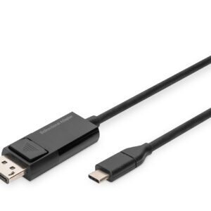 Digitus | Bi-Directional Adapter Cable 2 m | AK-300334-020-S | USB Type C to DisplayPort