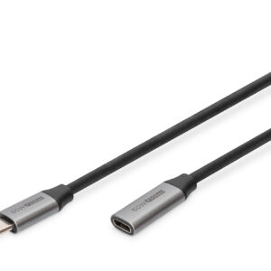 Digitus | USB-C/M to USB-C/F Extension Cable | DB-300230-010-S | USB-C to USB-C USB C, plug | USB-C jack