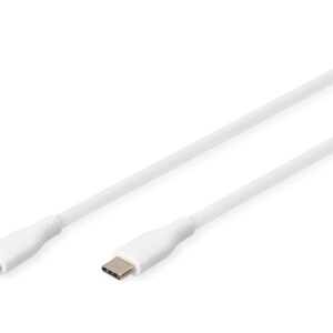 Digitus Silicone Connection Cable | AK-300341-020-W | USB-C to USB-C