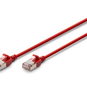 Digitus Slim Patch Cable, 1 m | DK-1632-A-010S-R | Red