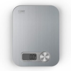 Caso | Design kitchen scale | Maximum weight (capacity) 5 kg | Graduation 1 g | Display type Digital | Stainless Steel