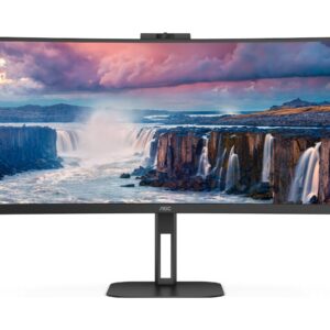 AOC | CU34V5CW/BK | 34 " | VA | 21:9 | 100 Hz | 4 ms | 3440 x 1440 pixels | HDMI ports quantity 1
