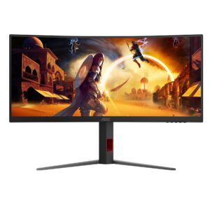 AOC | CU34G4 | 34 " | Fast VA | UWQHD | 21:9 | 180 Hz | 1 ms | 3440 x 1440 pixels | 300 cd/m² | HDMI ports quantity 2 | Black