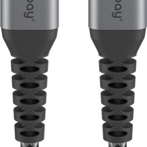 Goobay | USB-C to USB-C Textile Cable with Metal Plugs | 49302 | USB-C to USB-C USB-C male | USB-C male