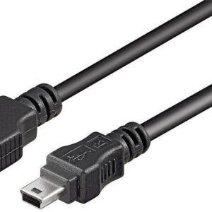 Goobay 50767 USB 2.0 Hi-Speed cable, black, 1.8 m | Goobay | USB-A to mini-USB