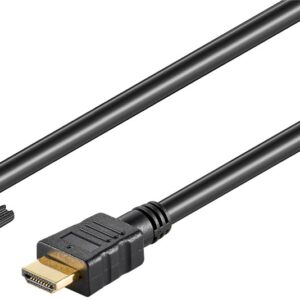 Goobay | DVI-D/HDMI cable, gold-plated | 51580 | DVI-D male Single-Link (18+1 pin) | HDMI male (type A) | HDMI to DVI-D | 2 m