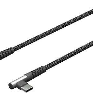 Goobay | 64659 USB-C to USB-C Textile Cable with Metal Plugs, 1 m | USB-C to USB-C