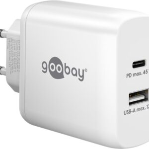 Goobay | USB-C PD Dual Fast Charger (45 W) | 65412 | N/A