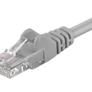 Goobay | CAT 6 patch cable, U/UTP | Grey RJ45 male (8P8C) | RJ45 male (8P8C)
