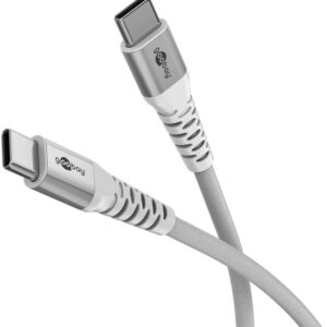 Goobay USB-C Supersoft Textile Cable with Metal Plugs | 70194