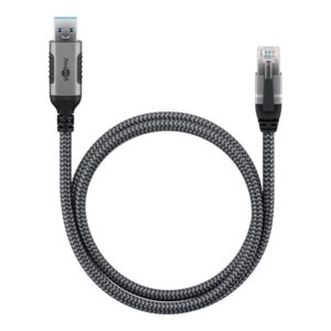 Goobay | USB-A 3.0 to RJ45 Ethernet Cable, 1 m | 70299