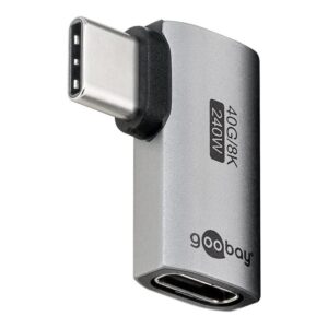 Goobay USB-C Adapter Horizontal 90°, USB4 | 74441 - Image 1