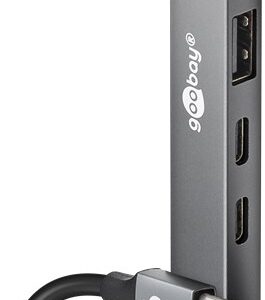 Goobay Slim 5-Port USB Hub, USB-C to USB-C/USB-A, 5 Gbit/s | 74460