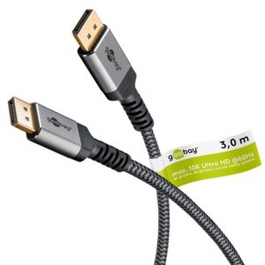Goobay | DisplayPort Cable 2.0/2.1, 80 Gbit/s | 75686 | DisplayPort to DisplayPort