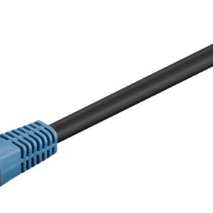 Goobay | CAT 6 Outdoor-patch cable, U/UTP | 94393 | Black RJ45 male (8P8C) | RJ45 male (8P8C)