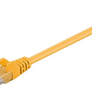 Goobay | CAT 5e patch cable, U/UTP | 95556 | Yellow RJ45 male (8P8C) | RJ45 male (8P8C)