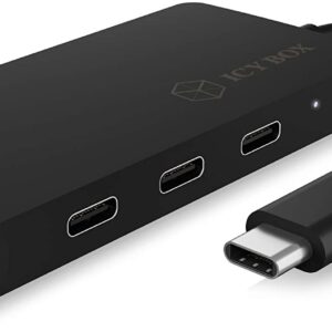 Raidsonic | 4-port hub with USB Type-C interface and PD port | IB-HUB1429-CPD
