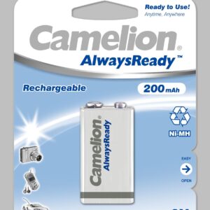Camelion | 9V/6HR61 | 200 mAh | AlwaysReady Rechargeable Batteries Ni-MH | 1 pc(s)