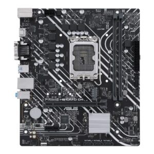 Asus | PRIME H610M-D D4 | Processor family Intel | Processor socket  LGA1700 | DDR4 DIMM | Memory slots 2 | Supported hard disk drive interfaces SATA, M.2 | Number of SATA connectors 4 | Chipset Intel H610 | mATX