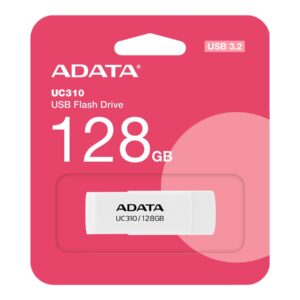 ADATA | USB Flash Drive | UC310 | 128 GB | USB 3.2 Gen1 | White