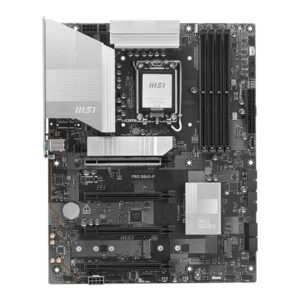 MSI PRO B860-P | Processor family Intel | Processor socket LGA1851 | DDR5 | Supported hard disk drive interfaces SATA, M.2 | Number of SATA connectors 4