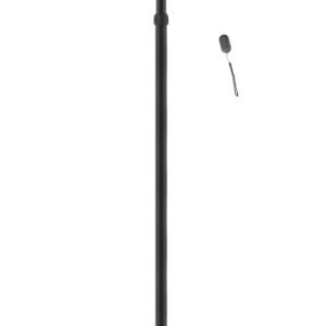 TunaBone Electric Standing Patio Heater, Single carbon golden tube | TB2580ST-01 | Patio heater | 2500 W | Black