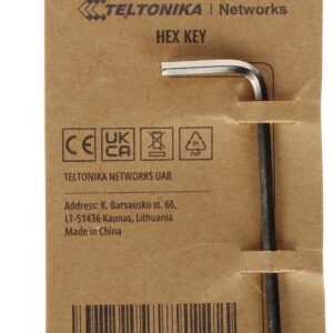 Teltonika Hex Key 19 x 53 x 2.5 mm Nickel Angled, Silver | PR5MEC17
