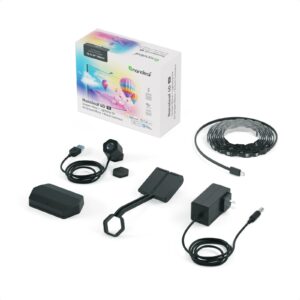 Nanoleaf 4D V2 TV Screen Mirror + Light Strips Kit (for TV & Monitor up to 65'') | 24 W | Multicolor RGB