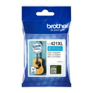 Brother LC421XLC Ink Cartridge, Cyan | Brother LC421XLC | Ink cartridge | Cyan