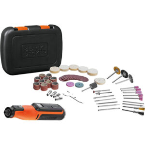 BLACK & DECKER | 8V Cordless Rotary Tool With Kit Box | BCRT8IK-XJ