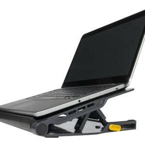 Targus Stand | Chill Mat with 4 USB-A Port Hub - for up to 16-inch Laptops | Black/Grey