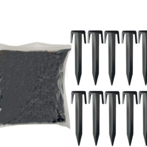 AYI | Robot Lawn Mower Staples for Boundary Wire, 150PCS | Black