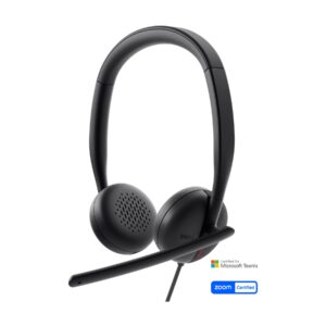 Dell | Ausinės | WH3024 | Built-in microphone | USB-C, USB-A | Black